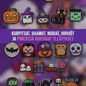 60 halloween-hamahelmikaaviota – kurpitsoja, kummituksia, noitia ja hirviöitä