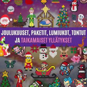 60+ Joulu-hamahelmi-kaaviot